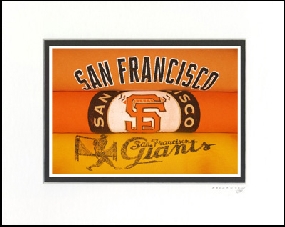 San Francisco Giants Vintage T-Shirt Sports Art